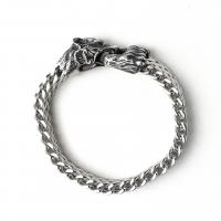 Stainless Steel Chain Bracelets, 304 Stainless Steel, polished, fashion jewelry & Unisex [