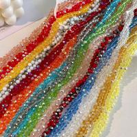 Perles de cristal rondelle, DIY & normes différentes pour le choix, plus de couleurs à choisir, Vendu par sac