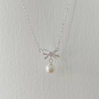 Cubic Zirconia Micro Pave Sterling Silver Necklace, 925 Sterling Silver, with Shell Pearl, with 2inch extender chain, silver color plated, cross chain & micro pave cubic zirconia & for woman, 15mm Approx 15.4 Inch [