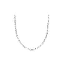 Collar de la joyería de plata esterlina, Plata de ley 925, con 2inch extender cadena, chapado en color de plata, para mujer, 1.5mm, longitud:aproximado 15 Inch, Vendido por UD