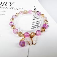 Bracelets Murano, chalumeau, avec alliage de zinc, bijoux de mode & pour femme, plus de couleurs à choisir Environ 18 cm, Vendu par PC