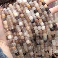 Mixed Gemstone Beads, Natural Violet, barrel, polished, DIY, mixed colors Approx 38 cm [