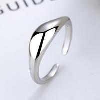 Sterling Silver Finger Ring, 925 Sterling Silver, plated, fashion jewelry & for woman 6mm [