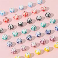 Kunstdruck Porzellan Perlen, rund, DIY, keine, 10mm, Bohrung:ca. 2.5mm, 2PCs/Tasche, verkauft von Tasche