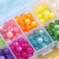 Perles de résine imitation de pierres précieuses, Rond, DIY & normes différentes pour le choix, plus de couleurs à choisir, Environ îte, Vendu par boîte