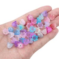 Frosted Acrylic Beads, Flower, DIY Approx 1.5mm, Approx 