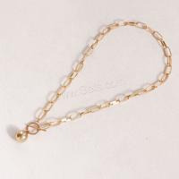 Zinc Alloy Necklace, plated, fashion jewelry & for woman, golden Approx 48 cm 