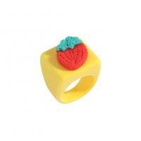 Смола палец кольцо, канифоль, ювелирные изделия моды & Женский, Много цветов для выбора, Inner .9cm .1cm, продается PC