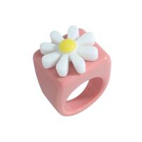 Смола палец кольцо, канифоль, ювелирные изделия моды & Женский, Много цветов для выбора, Inner .8cm .2cm, продается PC