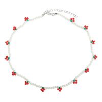Harz Zinc Legierung Halskette, mit Zinklegierung, handgemacht, Modeschmuck & für Frau, keine, Länge:43-50 cm, verkauft von Strang[