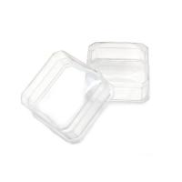 Multifunctional Jewelry Box, Plastic,  Square, clear [