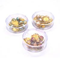 Multifunctional Jewelry Box, Plastic, Round, clear 