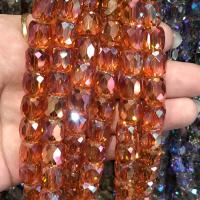 Mode Kristall Perlen, poliert, DIY & facettierte, mehrere Farben vorhanden, 8mm, Länge:ca. 38 cm, verkauft von Strang[