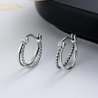 925 Sterling Silver Lever Back Earring, Antique finish, fashion jewelry & for woman 