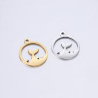 Stainless Steel Pendants, 304 Stainless Steel, Vacuum Ion Plating, fashion jewelry & DIY 