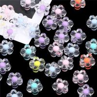 collier en perle acrylique , fleur, DIY, plus de couleurs à choisir Environ 3mm, Environ Vendu par sac[