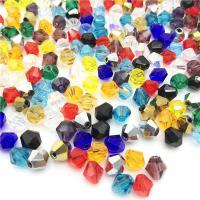 Perles de cristal bicône, DIY & normes différentes pour le choix, plus de couleurs à choisir, Vendu par sac