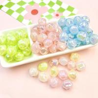 Perles acryliques plaquée, Acrylique, DIY, plus de couleurs à choisir, 16mm Vendu par sac[