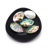Abalone Shell Pendants, Teardrop, DIY, multi-colored, 20x35- [