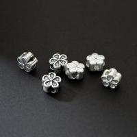 Sterling Silver Spacer Beads, 925 Sterling Silver, petals, Antique finish, DIY Approx 4mm 