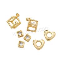 Brass Spacer Beads, real gold plated, DIY, golden [