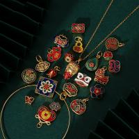 Perlas de esmalte latón, metal, Oro mate, Bricolaje & diferentes estilos para la opción, 6.5-19mm, Vendido por UD[