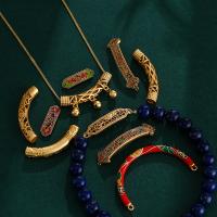 Messing gebogene Rohr Perlen, matt vergoldet, DIY & verschiedene Stile für Wahl & Emaille, 5-57mm, verkauft von PC[