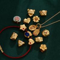 Brass Spacer Beads, matte gold color plated, DIY & enamel, 8-14mm 