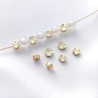 Entretoise de perles en laiton, Plaqué d'or 14K, DIY & normes différentes pour le choix, doré Environ 1.2mm Vendu par sac[