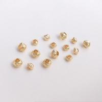 Brass Spacer Beads, Zinc Alloy, 14K gold plated, DIY golden [