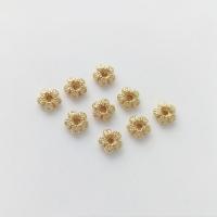 Entretoise de perles en laiton, alliage de zinc, Plaqué d'or 14K, style différent d'emballage pour le choix & DIY, doré Vendu par sac[