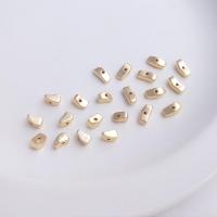 Entretoise de perles en laiton, Plaqué d'or 14K, DIY & styles différents pour le choix, doré Vendu par sac[