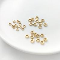 Entretoise de perles en laiton, Plaqué d'or 14K, style différent d'emballage pour le choix & DIY & normes différentes pour le choix & styles différents pour le choix, doré, Vendu par sac[