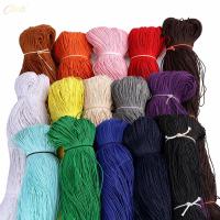 Cordón de algodón encerado, Bricolaje & diverso tamaño para la opción, más colores para la opción, Vendido por Carrete
