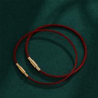 Tiger Tail Wire Bracelet Cord, with Zinc Alloy, plated, Unisex 