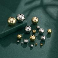 Entretoise de perles en laiton, Rond, Placage, DIY & normes différentes pour le choix, plus de couleurs à choisir, Vendu par PC[