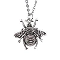 Zinc Alloy Necklace, with 5cm extender chain, Bee, plated, vintage & fashion jewelry & Unisex Approx 43 cm [