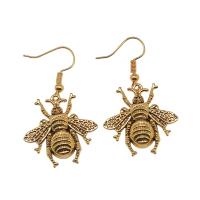 Zinc Alloy Drop Earring, Bee, plated, vintage & fashion jewelry & for woman 