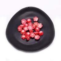 Perles de pierre gemme unique, corail synthétique, fleur, gravé, DIY & effet 3D, rouge, 12mm, Vendu par PC