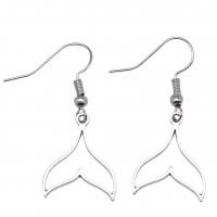 Zinc Alloy Drop Earring, antique silver color plated, vintage & fashion jewelry & for woman & hollow  