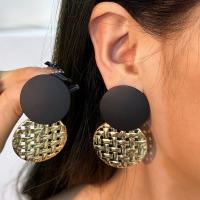 Zinc Alloy Drop Earring, plated, fashion jewelry 