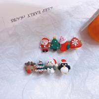 Weihnachts-Haar-Clip, Harz, handgemacht, Weihnachts-Design & Modeschmuck & für Frau, keine, 70mm, verkauft von PC[