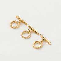 Brass Toggle Clasp, plated, DIY [