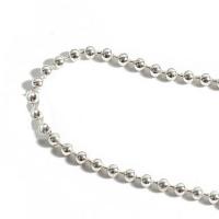 Cadena de la joyería de plata esterlina, plata de ley 925, pulido, Bricolaje & diverso tamaño para la opción, plateado, Vendido por g