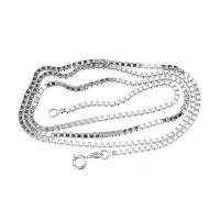 Sterling Silver Jewelry Chain, 925 Sterling Silver, plated, DIY silver color 