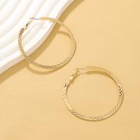 Zinc Alloy Hoop Earring, plated, fashion jewelry & for woman 