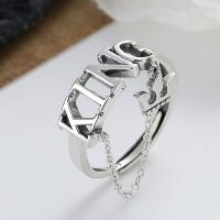 Sterling Silver Finger Ring, 925 Sterling Silver, Antique finish, fashion jewelry & for woman 
