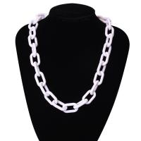 Акриловые ожерелье, Акрил, панк-стиль & Женский, Много цветов для выбора, длина:62 см, продается PC