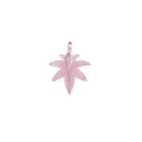 Brass Leaf Pendants, with Real Leaf, plated, fashion jewelry & DIY & for woman 