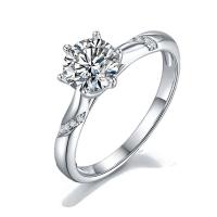 Cubic Zirconia Finger Ring, Zinc Alloy, platinum color plated, Adjustable & micro pave cubic zirconia & for woman, platinum color 